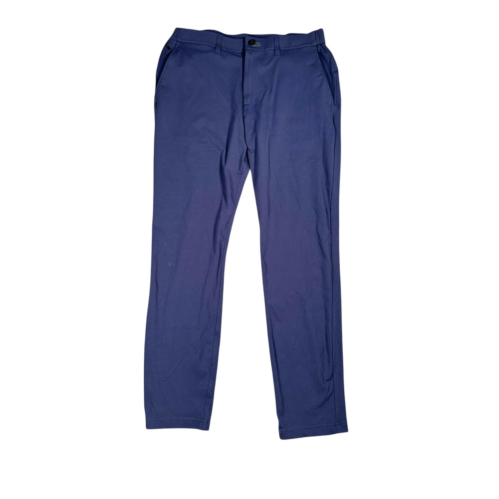 Public Rec Pants Mens 32x30 Blue Stretch Zip Pockets Golf Casual Stretch